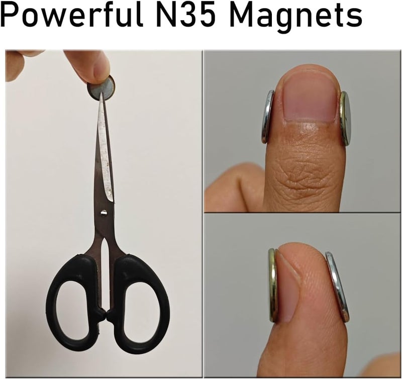 FIOTCEL No-Puncture Bib Fixing System - Magnetic Bib Clips for Runners, Cyclists & Dancers | Reusable Bib Holders with N35 Neodymium Magnets | Ultra-Thin Bib Buckles for Sport Events - Image 3
